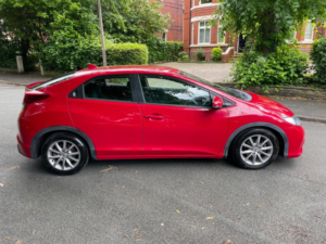 2014 Honda Civic 1.4 I-Vtec S Euro 5 (s/s) 5dr (non-Dab) in Red — image 3