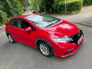 2014 Honda Civic 1.4 I-Vtec S Euro 5 (s/s) 5dr (non-Dab) in Red — image 4