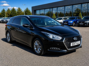 2017 Hyundai I40 1.7 Crdi Blue Drive Se Nav Tourer Euro 6 (s/s) 5dr in Black — image 3
