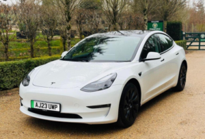 2023 Tesla Model 3 Long Range Auto Rwd 4dr in White — image 2