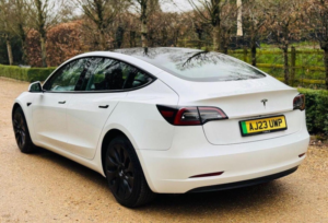 2023 Tesla Model 3 Long Range Auto Rwd 4dr in White — image 4