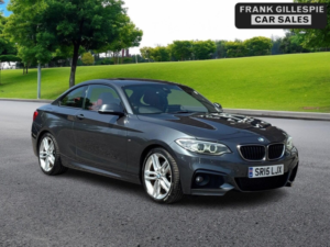 2015 BMW 2 Series 2.0 220d M Sport Auto Euro 6 (s/s) 2dr in Grey — image 3
