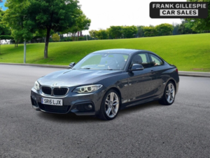 2015 BMW 2 Series 2.0 220d M Sport Auto Euro 6 (s/s) 2dr in Grey — image 4