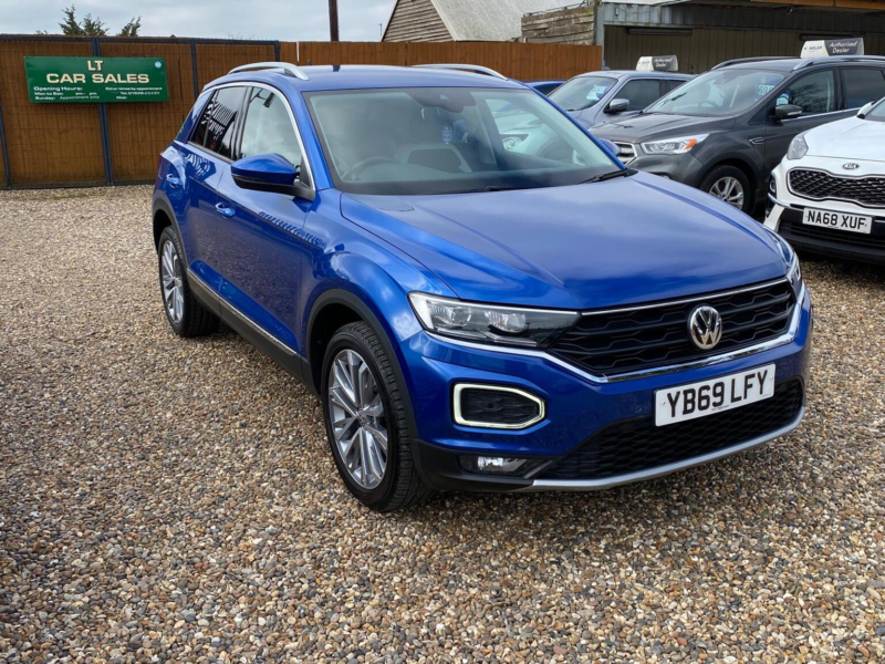 2020 Volkswagen T-Roc 1.5 Tsi Evo Sel DSG Euro 6 (s/s) 5dr in Blue — image 1