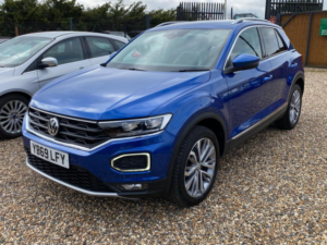 2020 Volkswagen T-Roc 1.5 Tsi Evo Sel DSG Euro 6 (s/s) 5dr in Blue — image 3