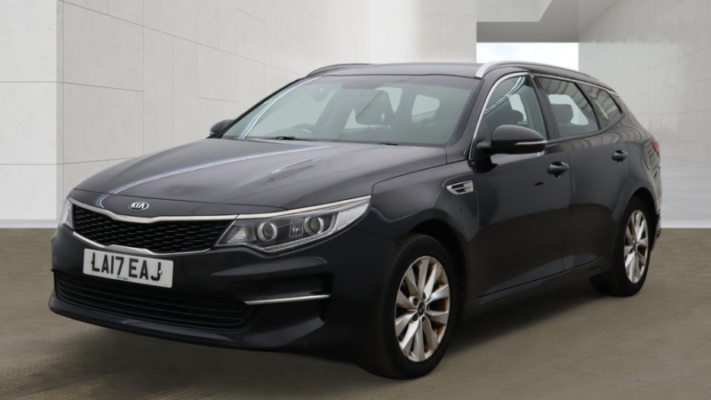 2017 Kia Optima 1.7 Crdi 2 Diesel Estate Black 5dr Satnav in Black — image 1