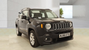 2016 Jeep Renegade 1.6 Renegade My17 Longitude 1.6 Multijet Ii 120hp Diesel Black 5dr Lowtax+satnav in Black — image 3