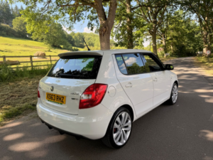 2014 Skoda Fabia 1.4 Tsi Vrs S2000 Hatchback 5dr Petrol DSG Euro 5 (180 Ps) in White — image 3