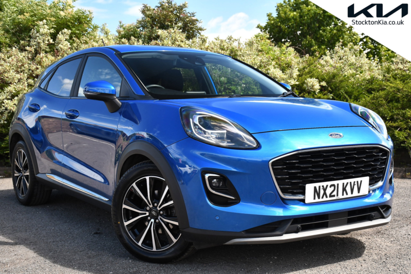 2021 Ford Puma 1.0t Ecoboost Mhev Titanium SUV 5dr Petrol Manual Euro 6 (s/s) (125 Ps) in Blue — image 1