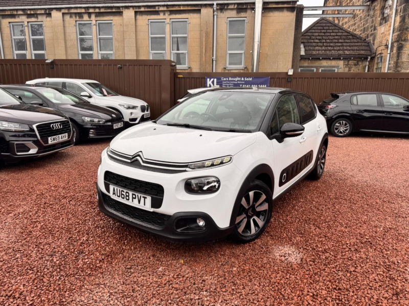 2018 Citroen C3 1.2 Puretech Flair Euro 6 5dr in White — image 1