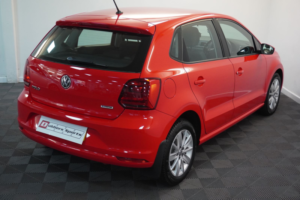 2015 Volkswagen Polo 1.0 Bluemotion Tech Se Hatchback 5dr Petrol Manual Euro 6 (s/s) (75 Ps) in Red — image 3