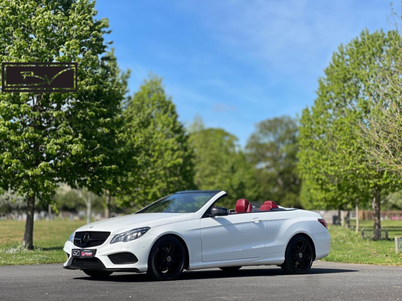 2015 Mercedes-Benz E Class 3.0 E350d V6 Bluetec Amg Line Cabriolet G-Tronic+ Euro 6 (s/s) 2dr in White — image 1