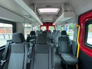 2015 Ford Transit 2.2 Tdci 460 Hdt Trend L4 H3 4dr (18 Seats) in Red — image 3