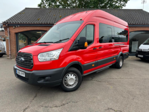 2015 Ford Transit 2.2 Tdci 460 Hdt Trend L4 H3 4dr (18 Seats) in Red — image 5