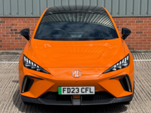 2023 MG Mg4 64kwh Trophy Long Range Auto 5dr in Orange — image 2