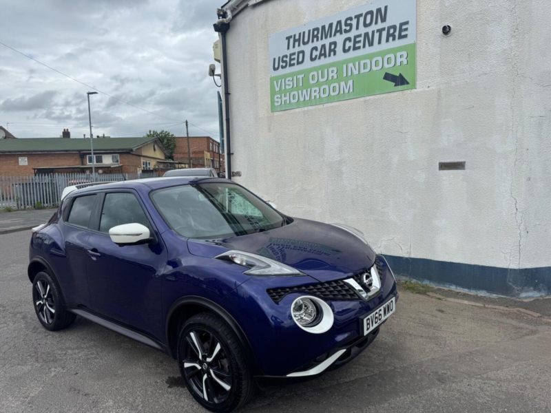 2016 Nissan Juke 1.6 Tekna Xtron Euro 6 5dr in Blue — image 1
