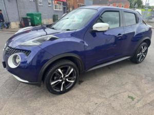 2016 Nissan Juke 1.6 Tekna Xtron Euro 6 5dr in Blue — image 5