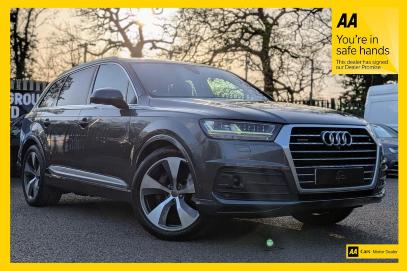 2018 Audi Q7 3.0 Tdi V6 50 S Line Tiptronic Quattro Euro 6 (s/s) 5dr in Grey — image 1
