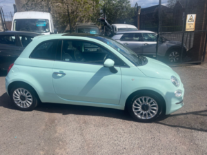 2018 Fiat 500 1.2 Lounge Hatchback 3dr Petrol Manual Euro 6 (s/s) (69 Bhp) in Green — image 3