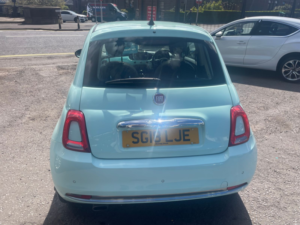 2018 Fiat 500 1.2 Lounge Hatchback 3dr Petrol Manual Euro 6 (s/s) (69 Bhp) in Green — image 5