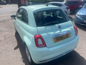 2018 Fiat 500 1.2 Lounge Hatchback 3dr Petrol Manual Euro 6 (s/s) (69 Bhp) in Green — image 6