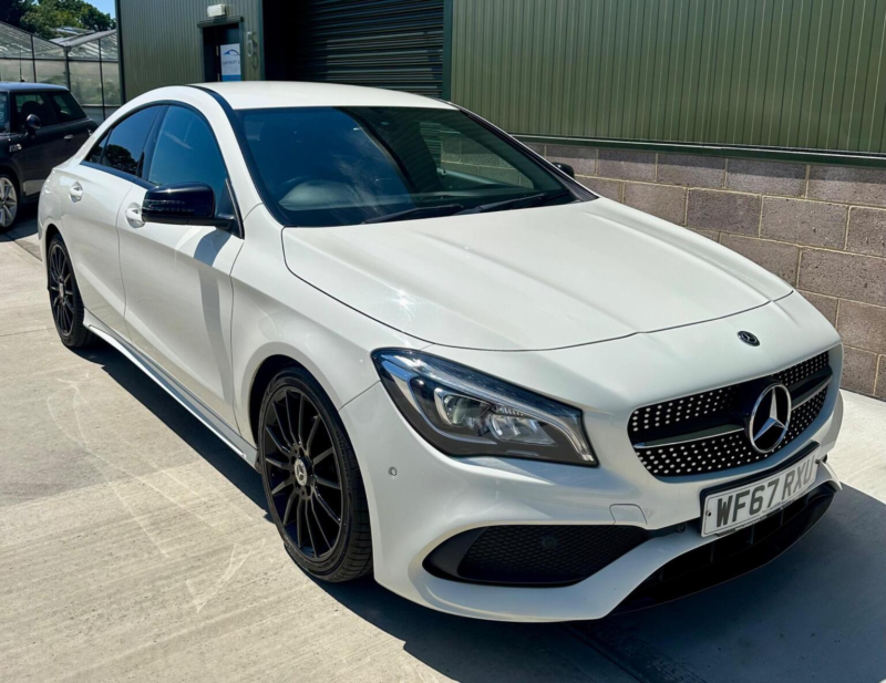 2017 Mercedes-Benz Cla 1.6 Cla180 Amg Line Coupe 7g-Dct Euro 6 (s/s) 4dr in White — image 1