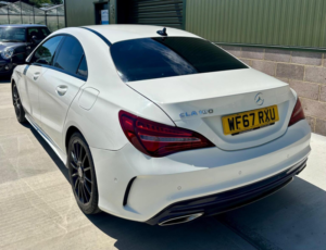2017 Mercedes-Benz Cla 1.6 Cla180 Amg Line Coupe 7g-Dct Euro 6 (s/s) 4dr in White — image 3