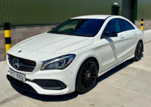 2017 Mercedes-Benz Cla 1.6 Cla180 Amg Line Coupe 7g-Dct Euro 6 (s/s) 4dr in White — image 4