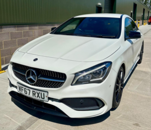 2017 Mercedes-Benz Cla 1.6 Cla180 Amg Line Coupe 7g-Dct Euro 6 (s/s) 4dr in White — image 6