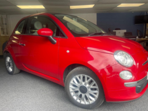 2014 Fiat 500 1.2 Lounge Euro 6 (s/s) 3dr in Red — image 3