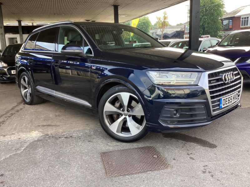2015 Audi Q7 3.0 Tdi V6 S Line Tiptronic Quattro Euro 6 (s/s) 5dr in Blue — image 1
