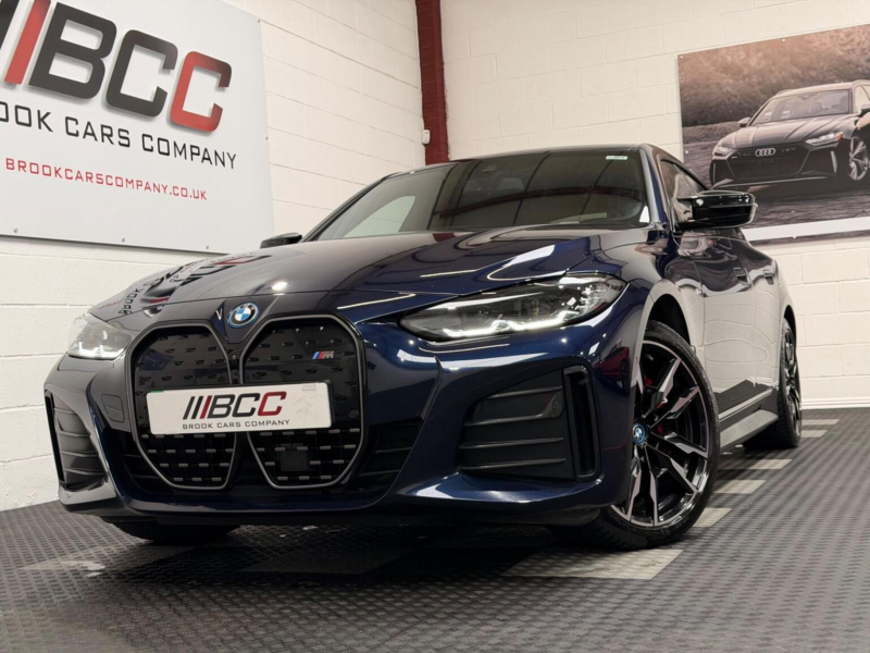 2022 BMW I4 M50 83.9kwh Gran Coupe Auto 4WD 5dr in Blue — image 1