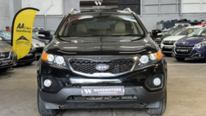 2011 Kia Sorento 2.2 Crdi Kx-3 Diesel 4WD Automatic Black 7 Seater 5dr Panroof+leather+nav+1 Keeper in Black — image 3