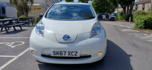 2017 Nissan Leaf 30kwh Black Edition in White — image 3