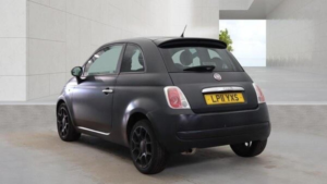 2011 Fiat 500 0.9 Twinair Matt Black Dualogic Euro 5 (s/s) 3dr in Black — image 5