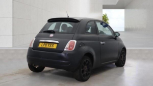 2011 Fiat 500 0.9 Twinair Matt Black Dualogic Euro 5 (s/s) 3dr in Black — image 6