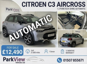 2022 Citroen C3 Aircross 1.2 Puretech Shine Automatic in Grey — image 2