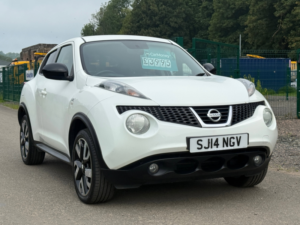 2014 Nissan Juke 1.6 N-Tec SUV 5dr Petrol Manual Euro 5 (17in Alloy) (117 Ps) in White — image 3