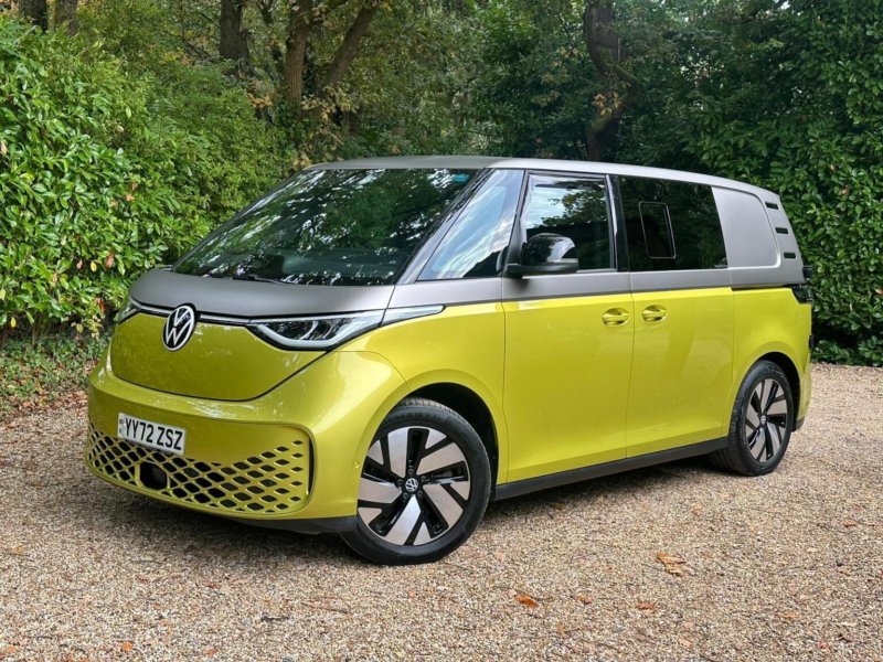 2023 Volkswagen Id. Buzz Cargo Commerce Plus Work.play Swb Day Van/camper in Yellow — image 1