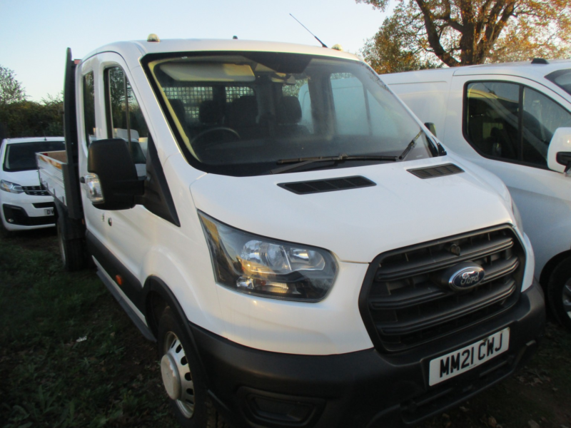2021 Ford Transit 2.0 Transit Leader Double Tipper 2.0l Ecoblue 130ps Rwd 6 Speed Manual in White — image 1