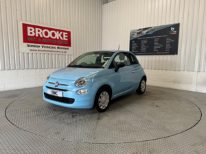 2015 Fiat 500 1.2 Pop Euro 6 (s/s) 3dr in Blue — image 3