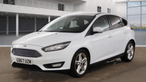 2018 Ford Focus 1.0 T Ecoboost Zetec Edition in White — image 2