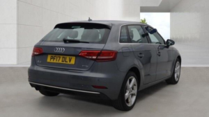 2017 Audi A3 1.0 Tfsi Sport Sportback Euro 6 (s/s) 5dr in Grey — image 2