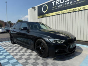 2016 BMW 3 Series 2.0 320d M Sport Touring Auto Euro 6 (s/s) 5dr in Black — image 3