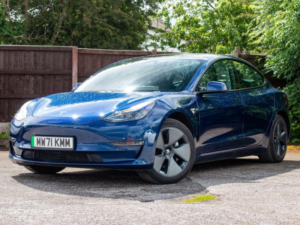 2021 Tesla Model 3 (dual Motor) Long Range Auto 4wde 4dr in Blue — image 3