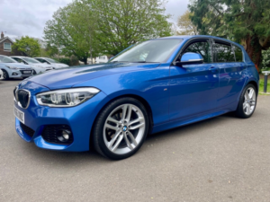 2017 BMW 1 Series 1.5 118i M Sport Hatchback 5dr Petrol Auto Euro 6 (s/s) (136 Ps) in Blue — image 3