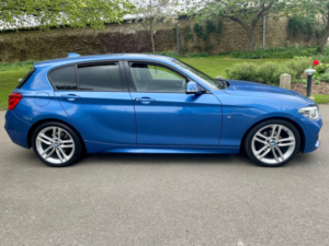 2017 BMW 1 Series 1.5 118i M Sport Hatchback 5dr Petrol Auto Euro 6 (s/s) (136 Ps) in Blue — image 4
