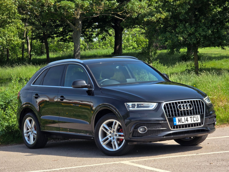 2014 Audi Q3 2.0 Tdi S Line SUV 5dr Diesel Manual Euro 5 (s/s) (140 Ps) in Black — image 1