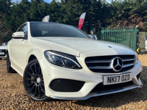 2017 Mercedes-Benz C Class 2.1 C250d Amg Line (premium Plus) G-Tronic+ 4matic Euro 6 (s/s) 4dr in White — image 3