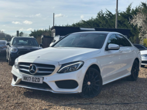 2017 Mercedes-Benz C Class 2.1 C250d Amg Line (premium Plus) G-Tronic+ 4matic Euro 6 (s/s) 4dr in White — image 4